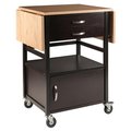 Winsome Wood Winsome Wood 23343 Bellini Kitchen Cart - Natural & Coffee 23343
